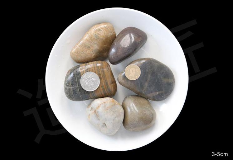 High Gloss Multicolor Pebble,Diameter 30-50mm