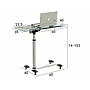 Removable computer desk