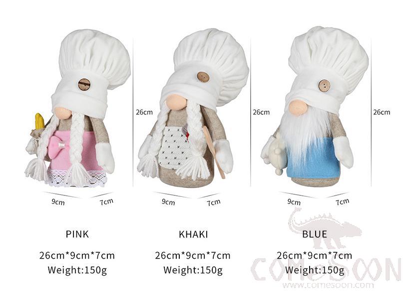 Chef Rudolph Doll-Pink
