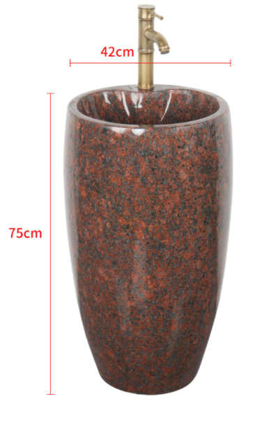Granite Pedestal Basin