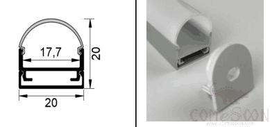 LED Strip Light With Aluminium Profile-4.8w