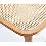 Rattan solid wood dining chair-43*40*81cm