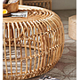 Bamboo rattan coffee table-φ85*38cm