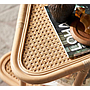 Bamboo and rattan side table-48*48*52cm