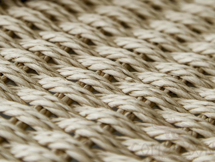 Hemp rope solid wood lounge chair-65*65*74cm