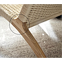 Hemp rope solid wood lounge chair-65*65*74cm