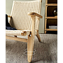 Hemp rope solid wood lounge chair-65*65*74cm