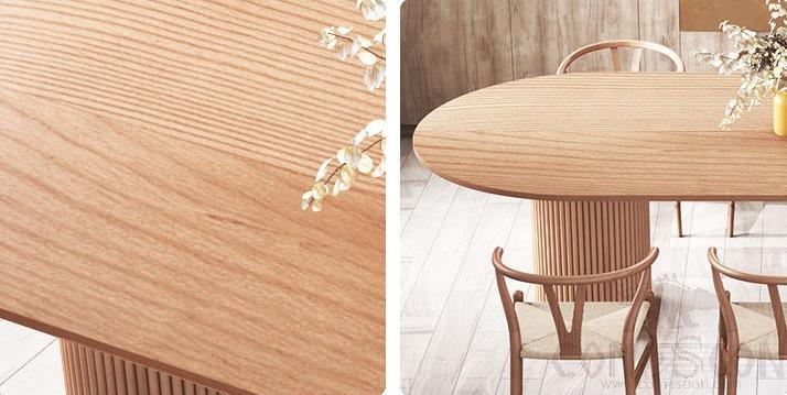 All solid wood dining table-160*80*75cm