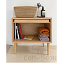 Bamboo rattan solid wood storage cabinet-58*38*57cm