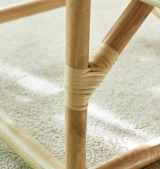 Real rattan baby bed-115*56*72cm