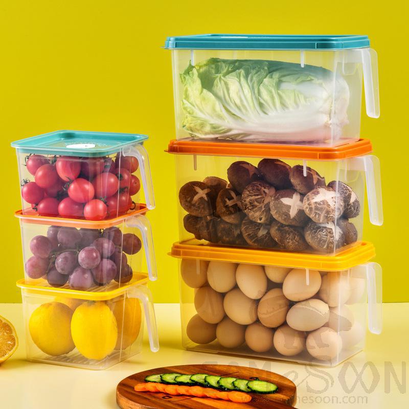 Food Storage Box Green-
W15*L15*H10 CM