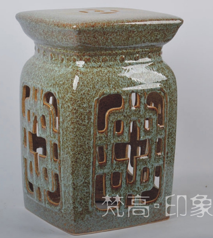 Ceramic stool