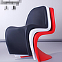Plastic back chair-57.5*50*85cm