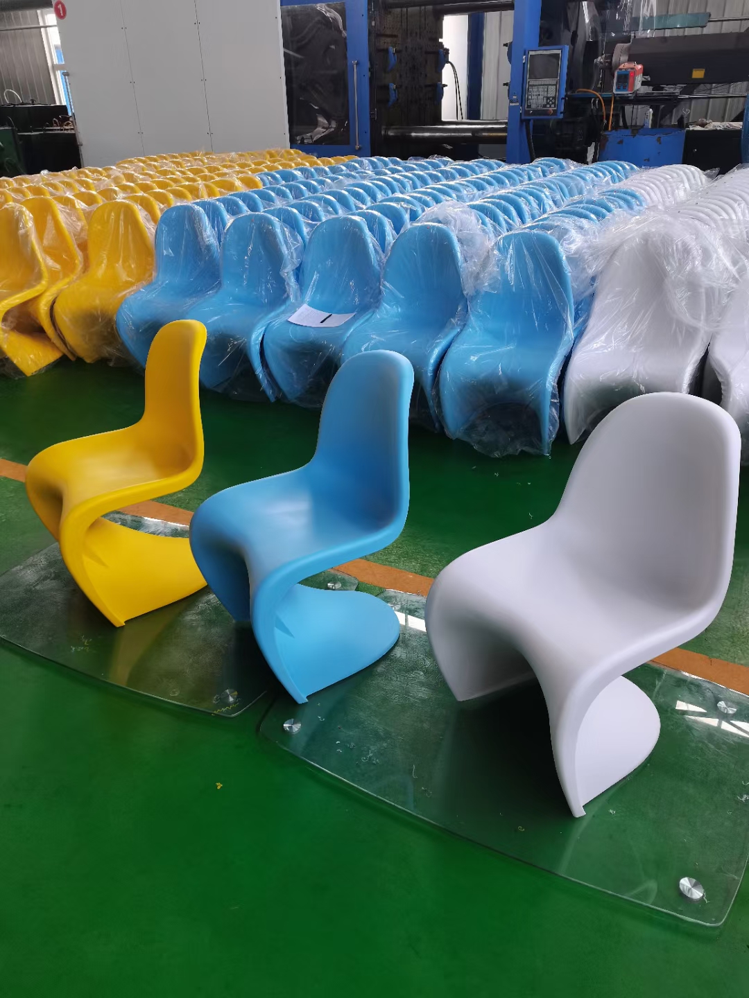 Plastic back chair-57.5*50*85cm