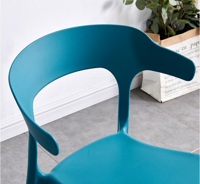 Plastic back chair-48*43*76cm