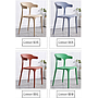 Plastic back chair-48*43*76cm