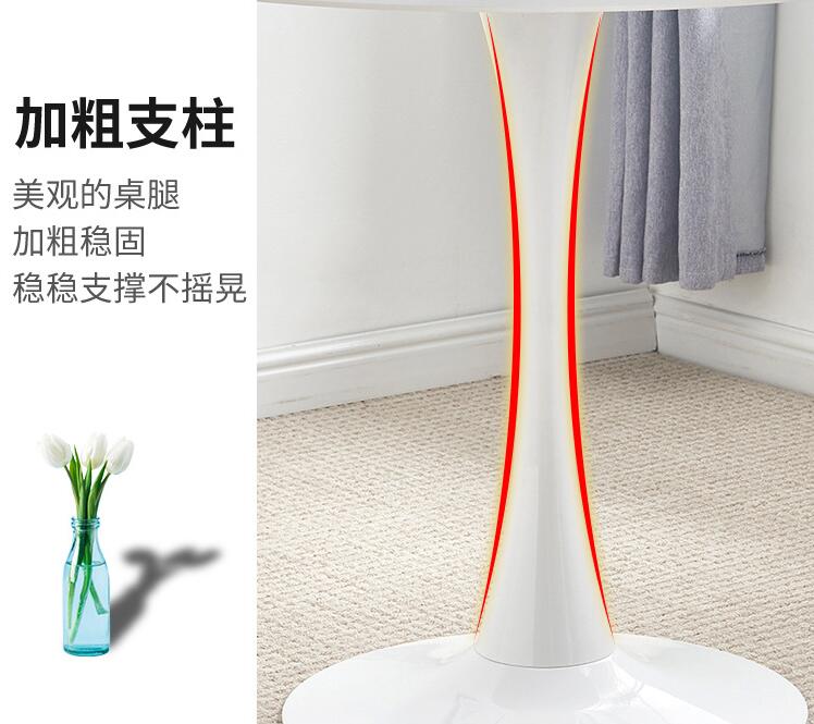 Lacquered small round table-φ90cm