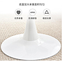 Lacquered small round table-φ110cm