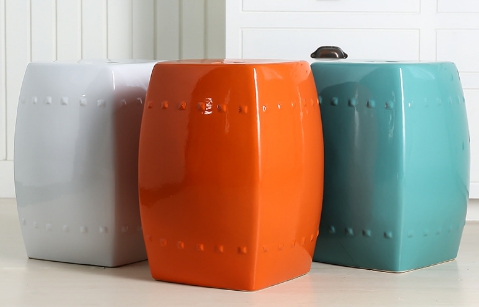 Ceramic stool