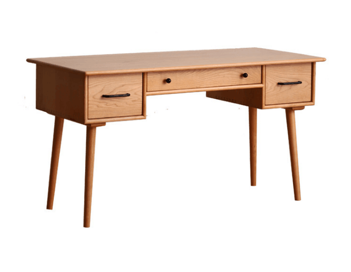 Solid wood office desks and chairs-a set