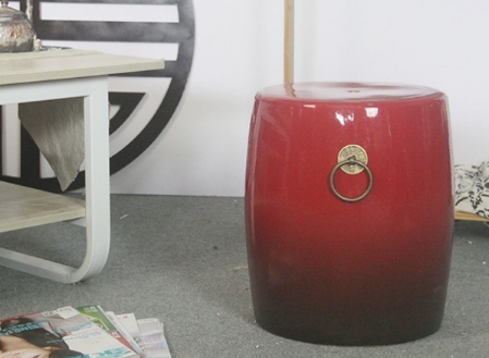 Ceramic stool