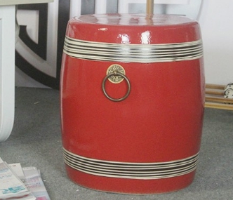 Ceramic stool