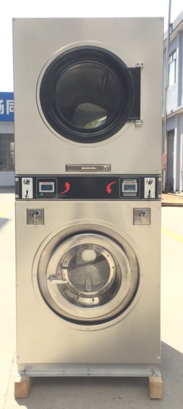 Commercial Washing Machine With Dryer, Front Loading  15KG