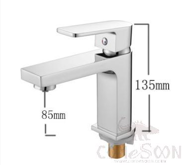 Single Cold Basin Faucet-Brass