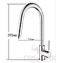 Pull Type Kitchen Faucet-Brass