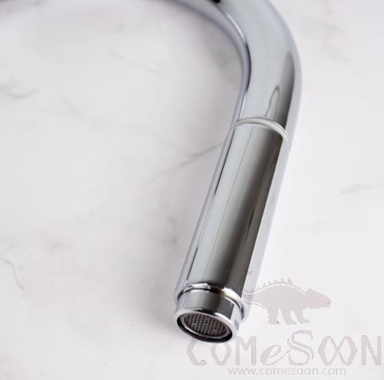 Pull Type Kitchen Faucet-Brass