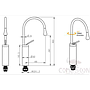Kitchen Faucet-Brass