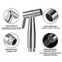 One Into Two Way Angle Valve Water Tap Sprayer Kit - SUS304
