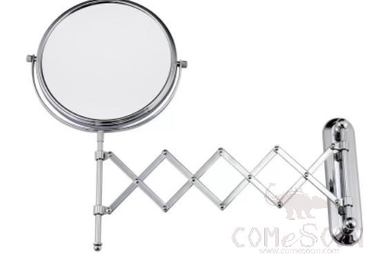 Makeup Mirror-W/O Led / 8-Inch Double-Sided Mirror - Silver - 8 inch (20cm) Single - Copper + SUS304 + zinc alloy