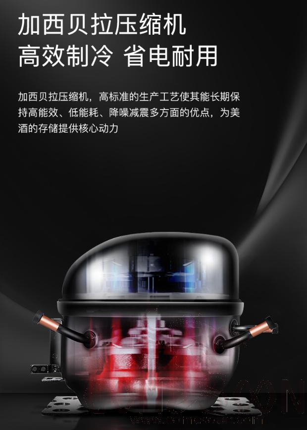 160-210 Bottles Compressor Wine Refrigerator