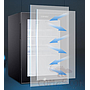 62L Gass Door Compressor Minibar  Fridge 