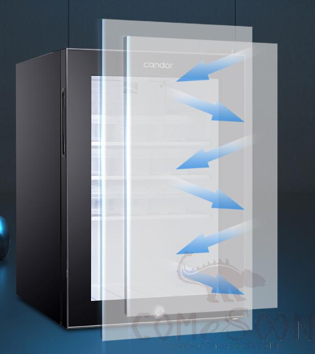 62L Gass Door Compressor Minibar  Fridge 
