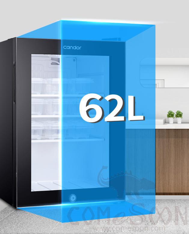 62L Gass Door Compressor Minibar  Fridge 