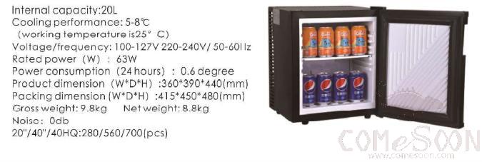 20L Semiconductor Minibar-D20R-1