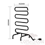 Electric Towel Drying Rack,Black,304 Stainless Steel ,830*460mm