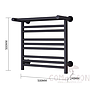 Electric Towel Drying Rack,Silvery,304 Stainless Steel,600*450*100mm