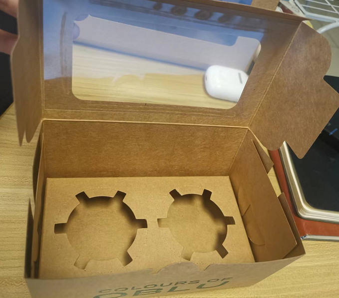 Cake Box 16CM (For 0.5kg) customized LOGO no inner