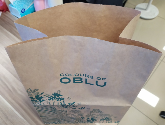 Kraft Food Bag M-sized W/LOGO