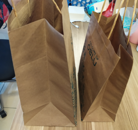 Kraft Carrying Bag M-SIZED  W/LOGO
