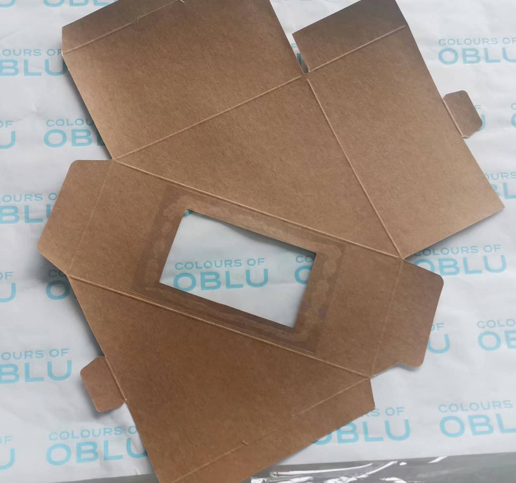 Kraft Sandwich Box w/ Window W/LOGO