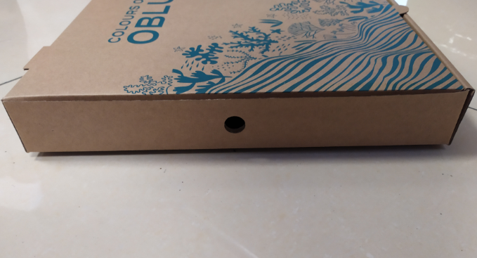 Pizza Box 12 inch Kraft customized logo