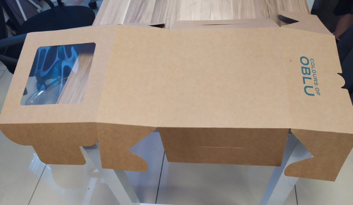 Cake Box Kraft with customized