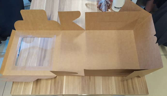 Cake Box Kraft with customized