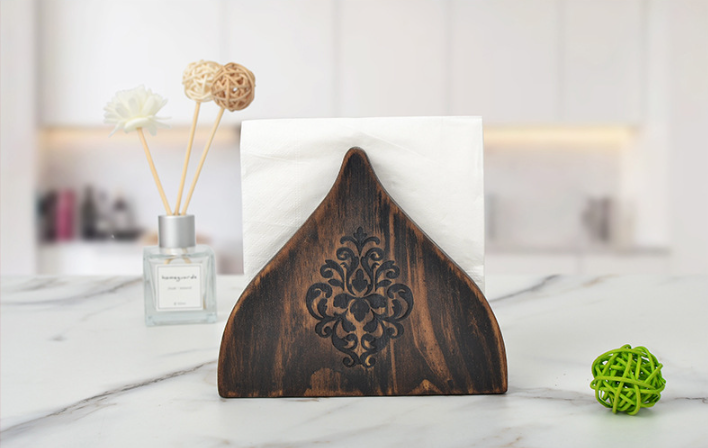 Vertical napkin holder, Black, 14*7*12cm