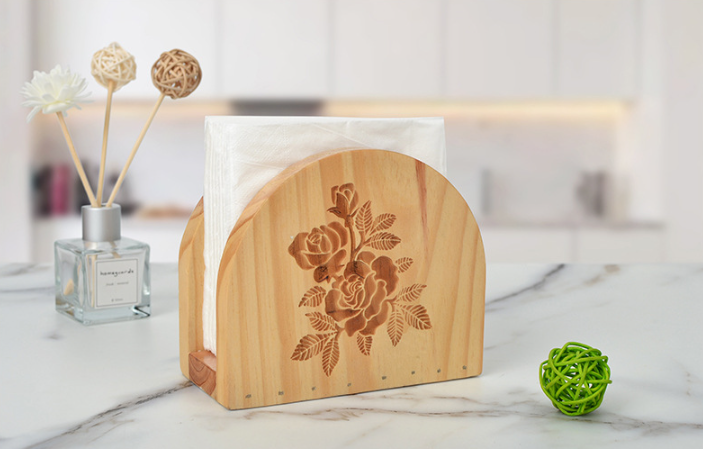 Vertical napkin holder, Yellow, 14*7*12cm