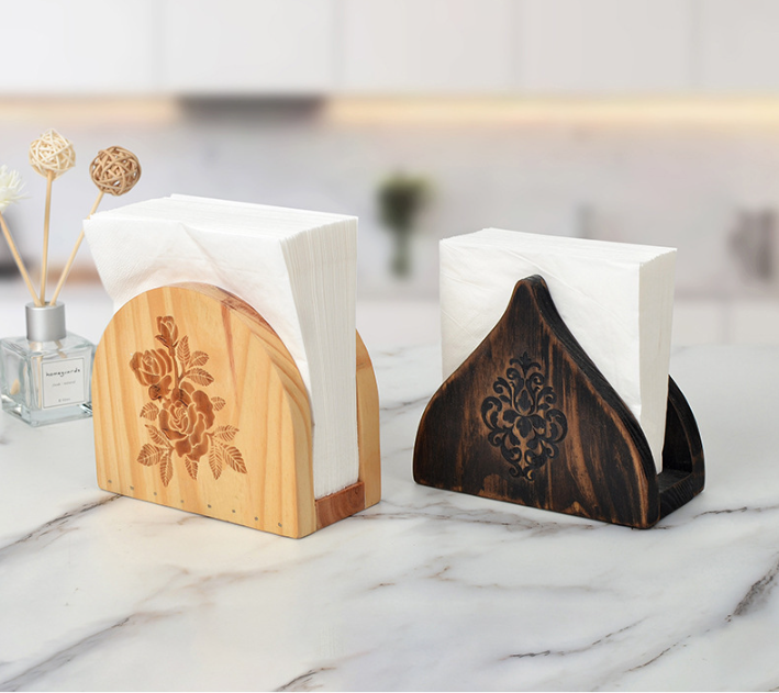 Vertical napkin holder, Yellow, 14*7*12cm